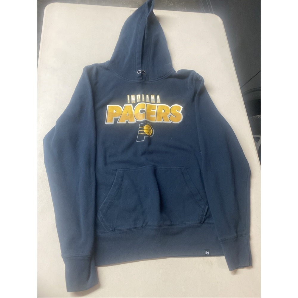 47 Brand Youth Navy NBA Indiana Pacers Pullover Hoodie Size Youth L